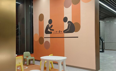 安徽高端小區架空層墻繪裝飾